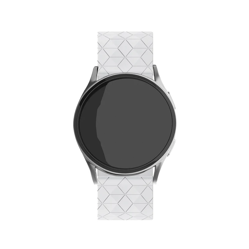 Suunto Core 2 'Hexagon' Silikonarmband (Weiß)