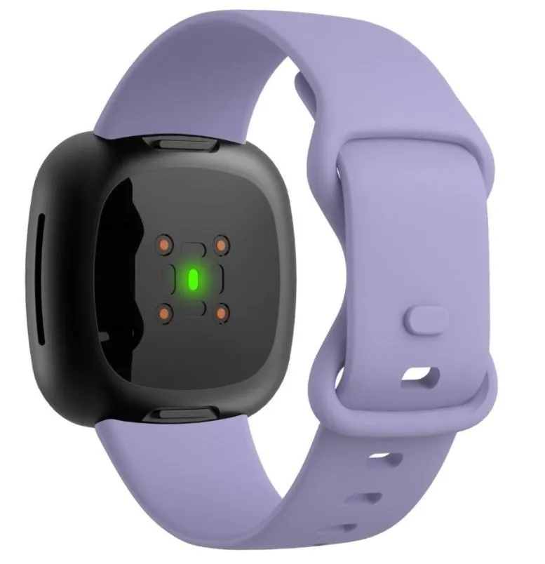 Fitbit Versa 4 Silikonarmband (Lavendel)