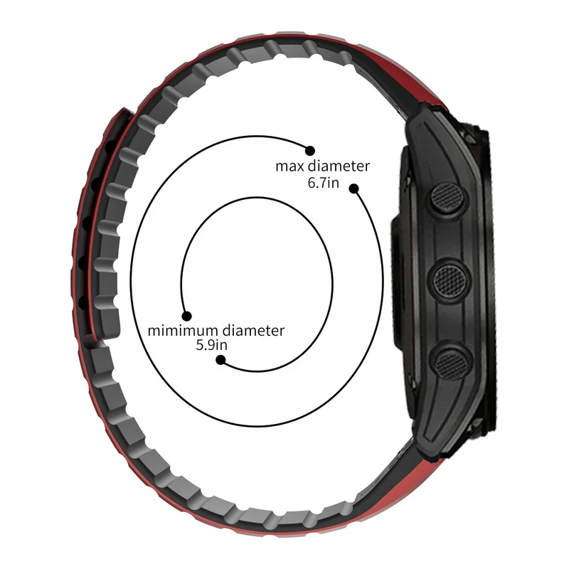 Unglaublich süßes Garmin Smartwatch Silikon Universel Armband