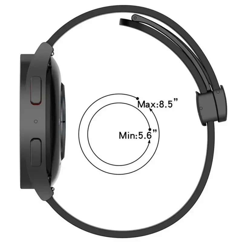Zeitloses Samsung Smartwatch Silikon Universel Armband
