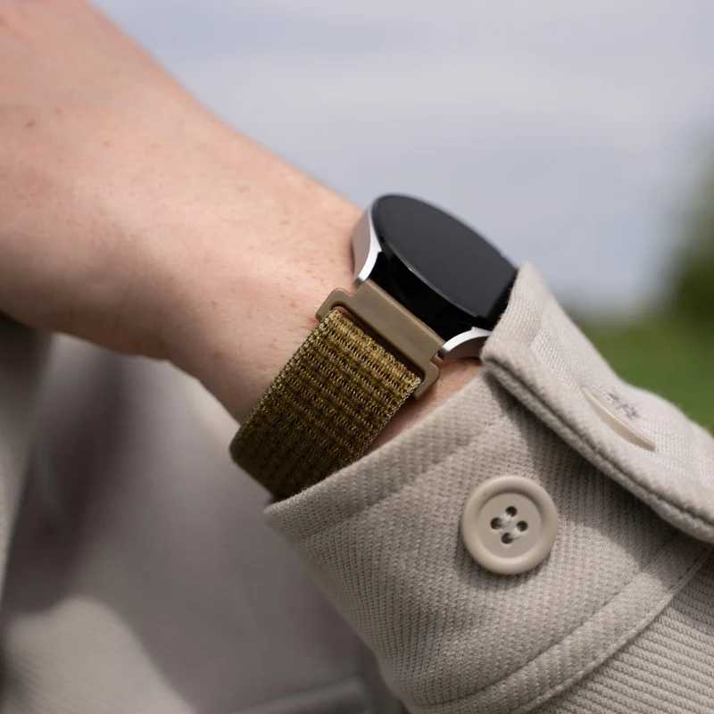 Suunto Core 2 Nylonarmband (Olivgrün)