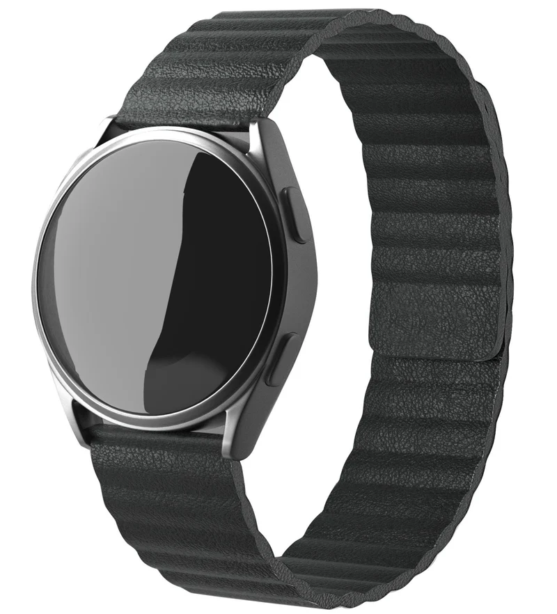 Suunto Core 2 Leder Loop Armband (Schwarz)