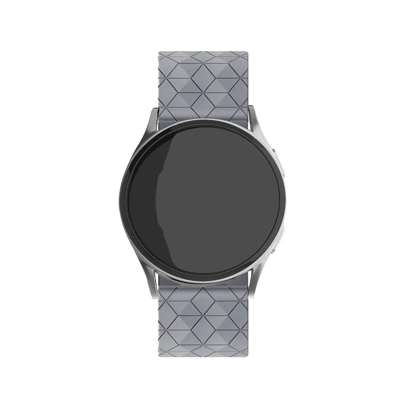 Suunto Core 2 'Hexagon' Silikonarmband (Grau)