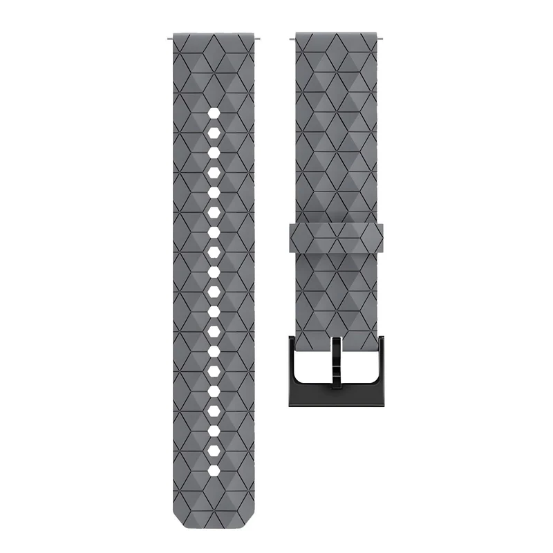 Suunto Core 2 'Hexagon' Silikonarmband (Grau)