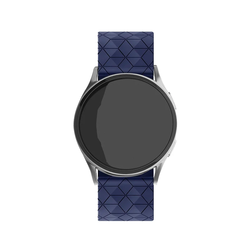 Suunto Core 2 'Hexagon' Silikonarmband (Dunkelblau)