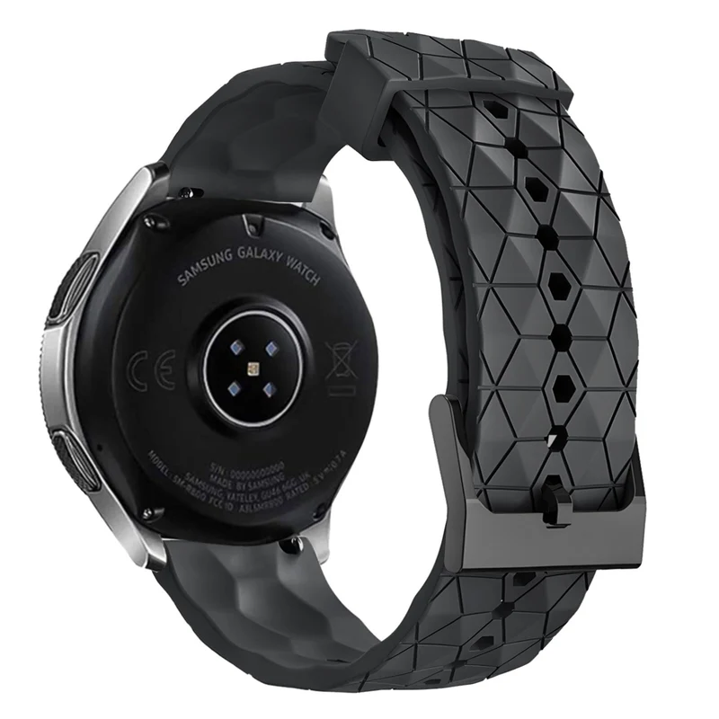 Suunto Core 2 'Hexagon' Silikonarmband (Schwarz)
