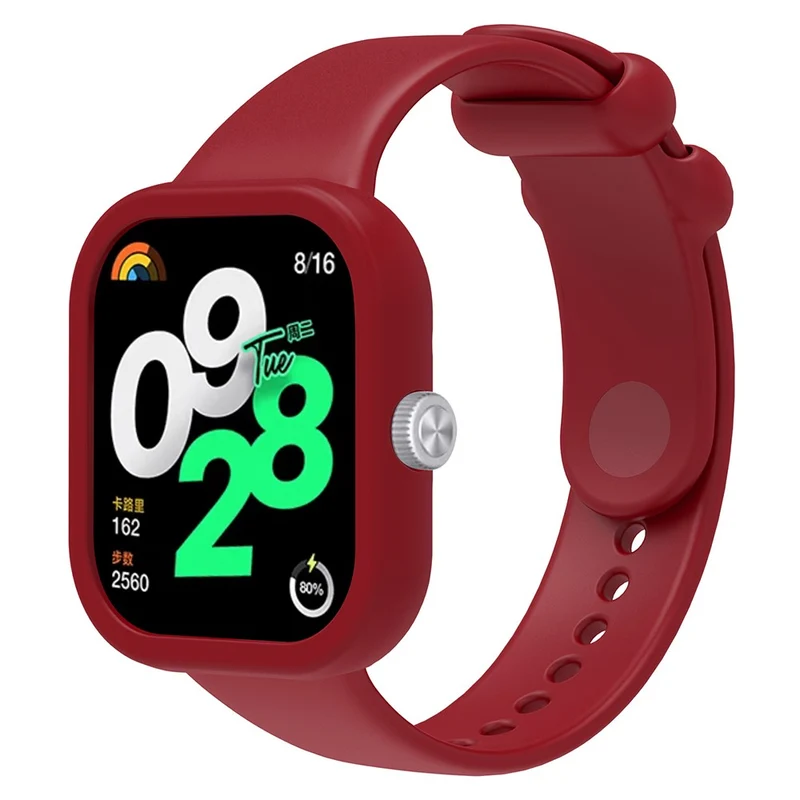 Auffallend reizvolles Xiaomi Redmi Watch 4 Silikonarmband