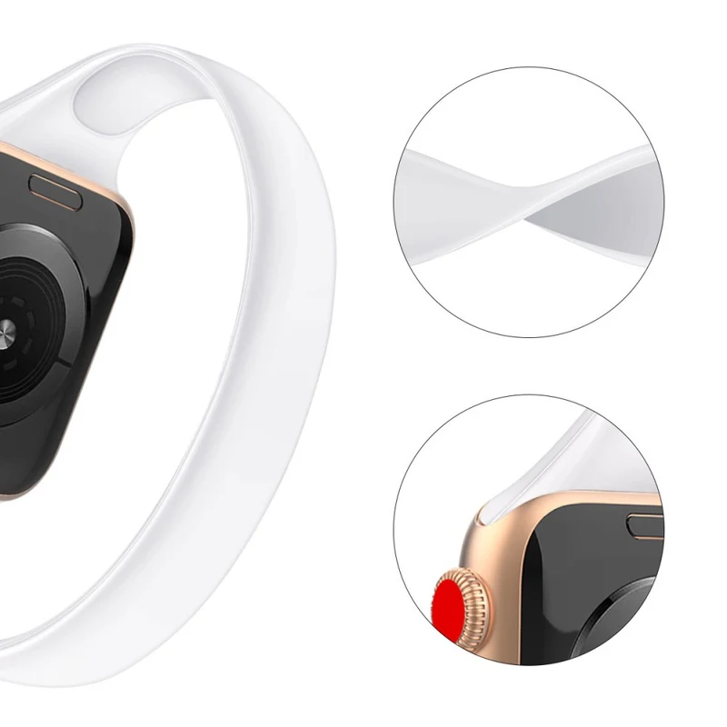 Absolut süßes Apple Smartwatch Silikon Universel Armband