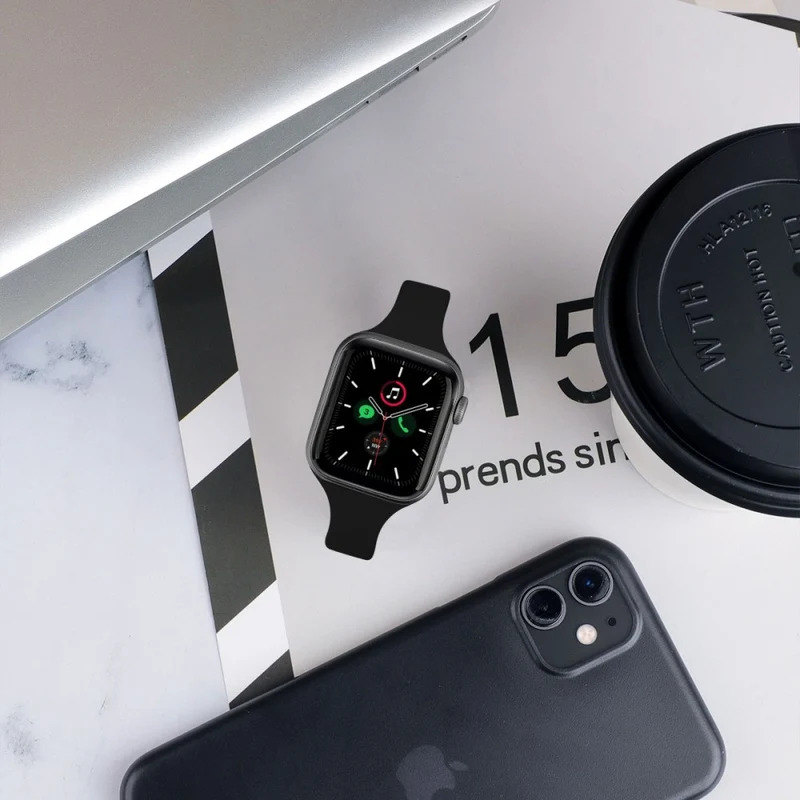 Absolut süßes Apple Smartwatch Silikon Universel Armband