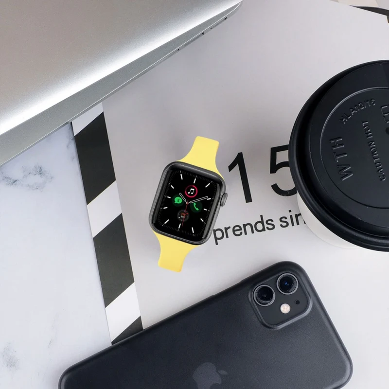Absolut süßes Apple Smartwatch Silikon Universel Armband