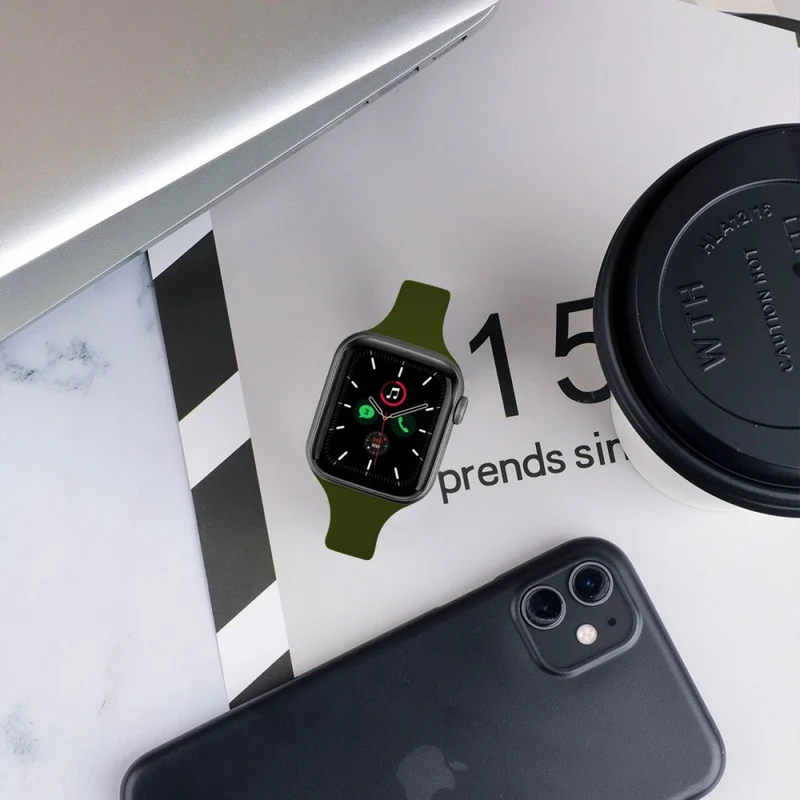 Absolut süßes Apple Smartwatch Silikon Universel Armband