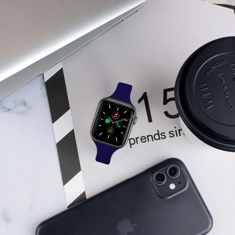 Absolut süßes Apple Smartwatch Silikon Universel Armband