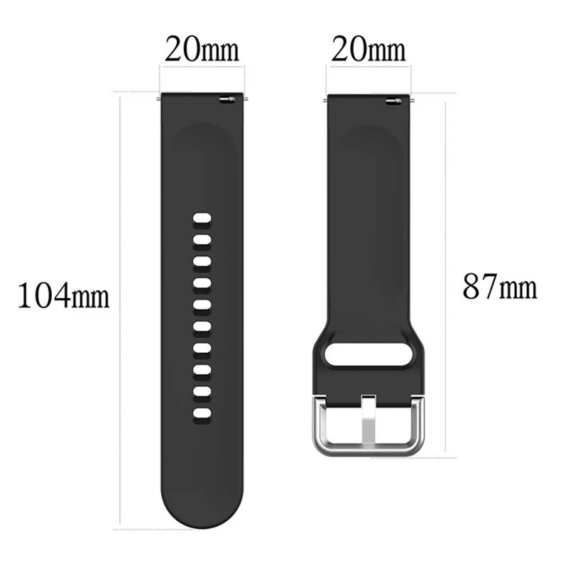 Xplora X6 Play Silicone Sport Bands 20mm Replacement Watch Strap - Official Green