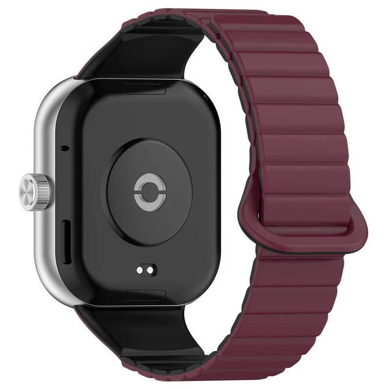 Xiaomi Redmi Watch 4 / Smart Band 8 Pro Watch Band Dual Color Silicone Magnetic Wrist Strap - Starlight+Orange