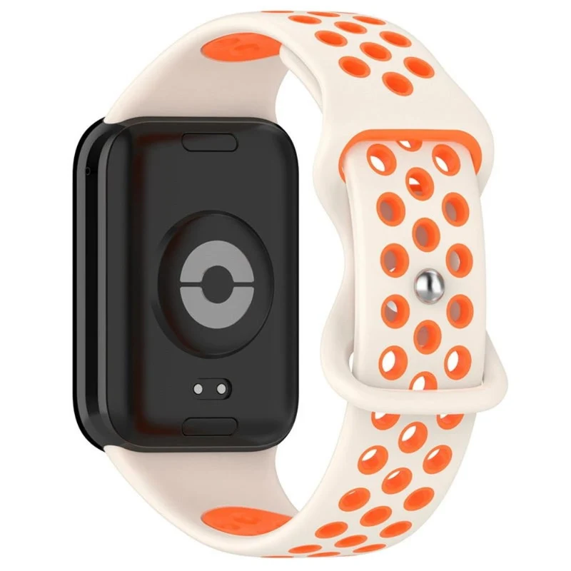 KALEBOL KLB-SSGJ-002 Xiaomi Smart Band 8 Pro / Redmi Watch 4 Silicone Strap Dual Color - Army Green+Black