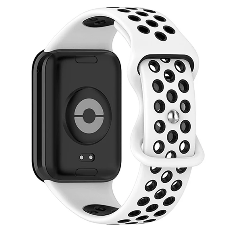 KALEBOL KLB-SSGJ-002 Xiaomi Smart Band 8 Pro / Redmi Watch 4 Silicone Strap Dual Color - Army Green+Black