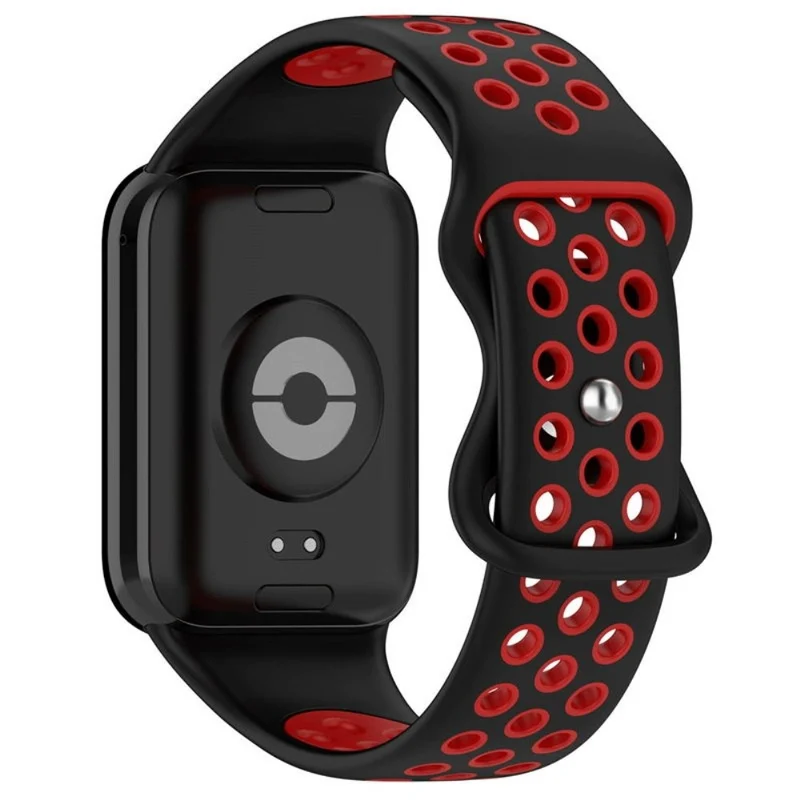 KALEBOL KLB-SSGJ-002 Xiaomi Smart Band 8 Pro / Redmi Watch 4 Silicone Strap Dual Color - Army Green+Black