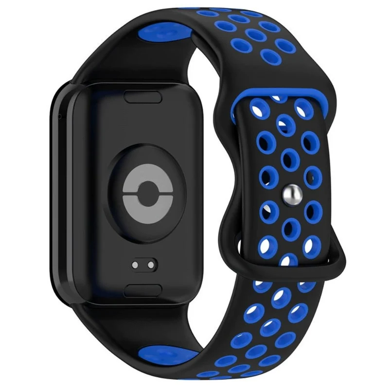KALEBOL KLB-SSGJ-002 Xiaomi Smart Band 8 Pro / Redmi Watch 4 Silicone Strap Dual Color - Army Green+Black