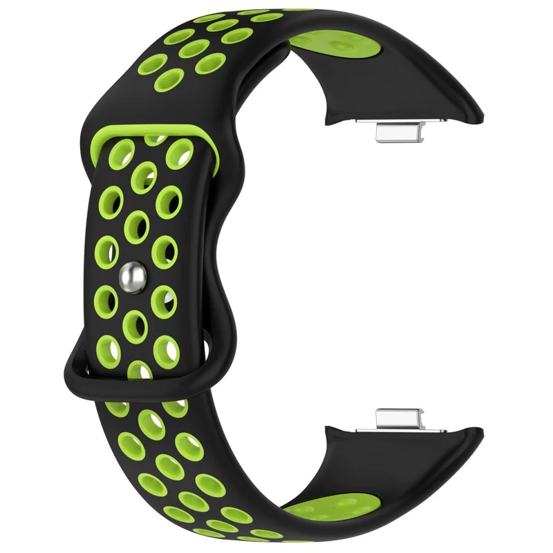 KALEBOL KLB-SSGJ-002 Xiaomi Smart Band 8 Pro / Redmi Watch 4 Silicone Strap Dual Color - Army Green+Black
