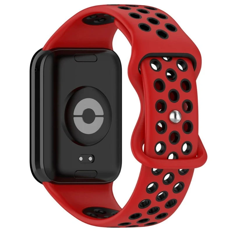 KALEBOL KLB-SSGJ-002 Xiaomi Smart Band 8 Pro / Redmi Watch 4 Silicone Strap Dual Color - Army Green+Black