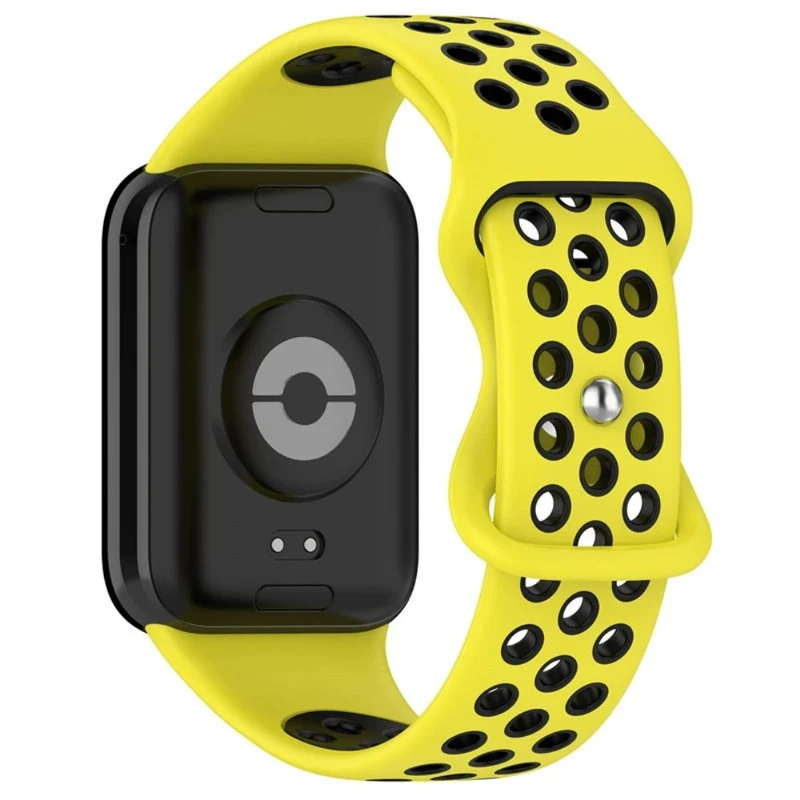 KALEBOL KLB-SSGJ-002 Xiaomi Smart Band 8 Pro / Redmi Watch 4 Silicone Strap Dual Color - Army Green+Black
