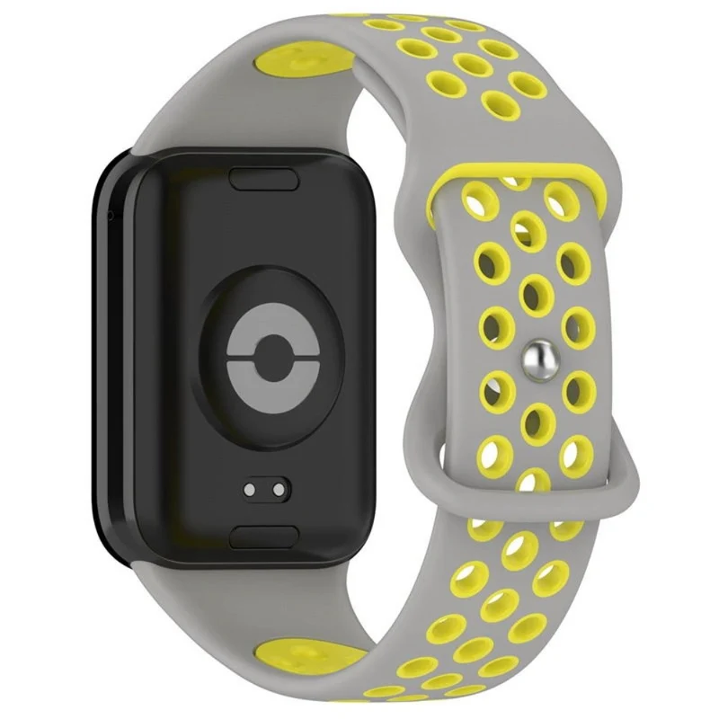 KALEBOL KLB-SSGJ-002 Xiaomi Smart Band 8 Pro / Redmi Watch 4 Silicone Strap Dual Color - Army Green+Black