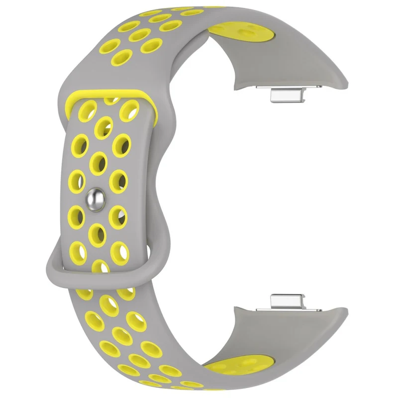 KALEBOL KLB-SSGJ-002 Xiaomi Smart Band 8 Pro / Redmi Watch 4 Silicone Strap Dual Color - Army Green+Black