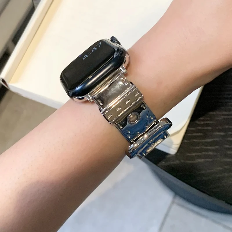Mega strapazierfähiges Apple Smartwatch Metall-Universalarmband