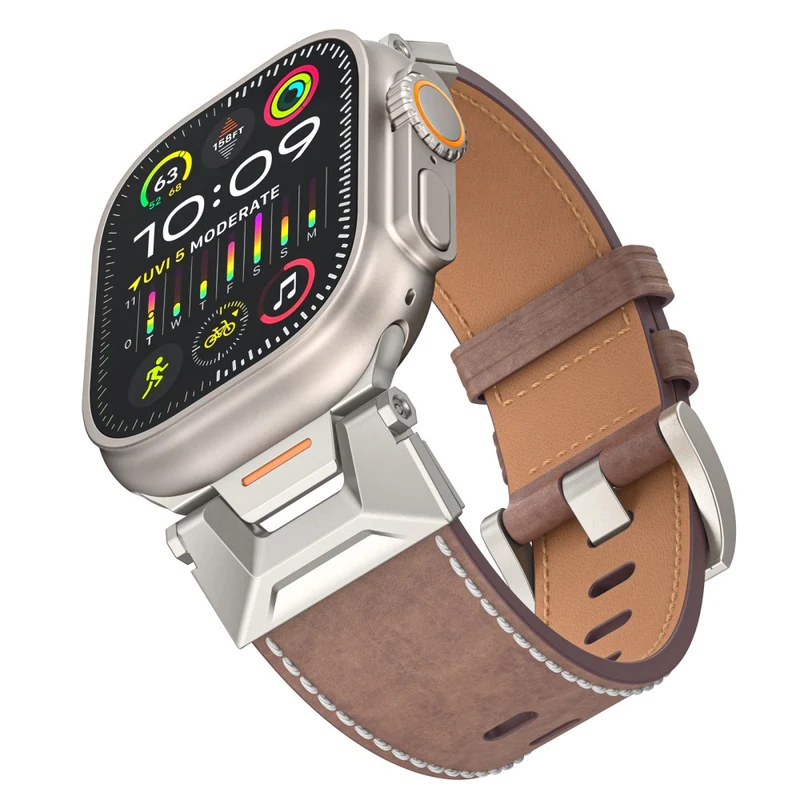 Bequemes Apple Smartwatch Pu Leder Universel Armband