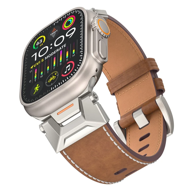 Bequemes Apple Smartwatch Pu Leder Universel Armband