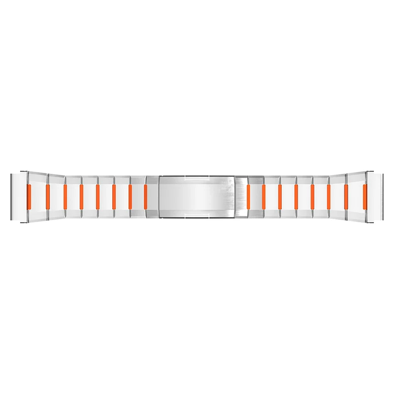 CMF Watch Pro 2 'One Push' Stahl-Hybridarmband (Titan/Orange)