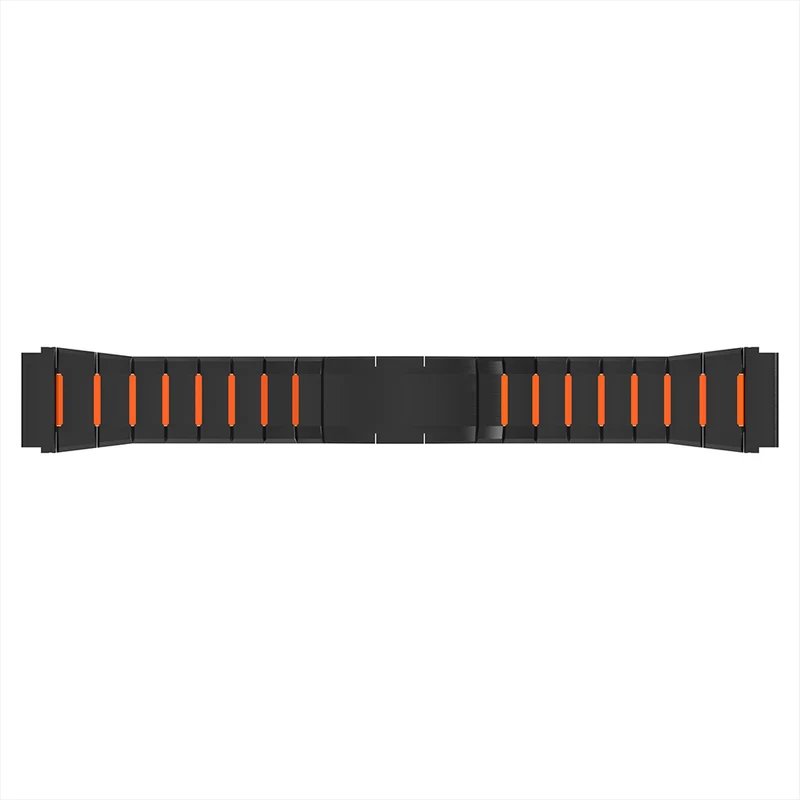 Suunto Core 2 'One Push' Stahl-Hybridarmband (Schwarz/Orange)