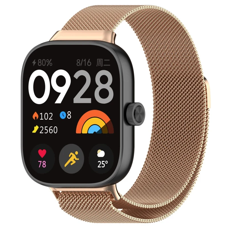 Xiaomi Redmi Watch 4 / Smart Band 8 Pro Stainless Steel Milanese Wrist Strap