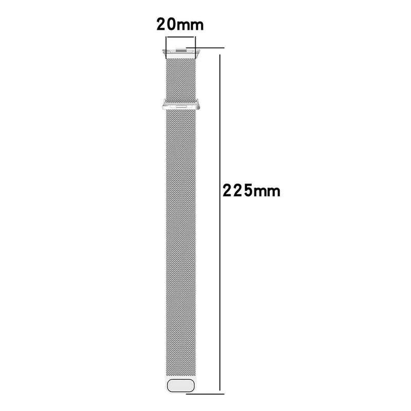 Xiaomi Redmi Watch 4 / Smart Band 8 Pro Stainless Steel Milanese Wrist Strap
