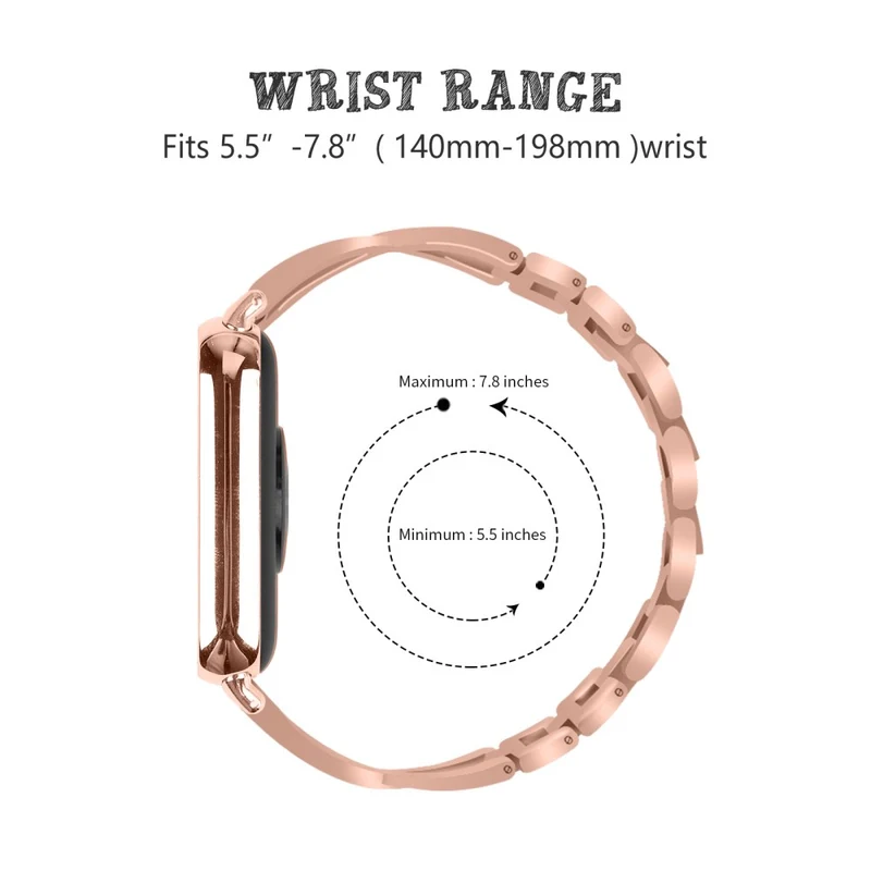 Xiaomi Smart Band 8 Pro Zinc Alloy Rhinestone Decor Watch Strap