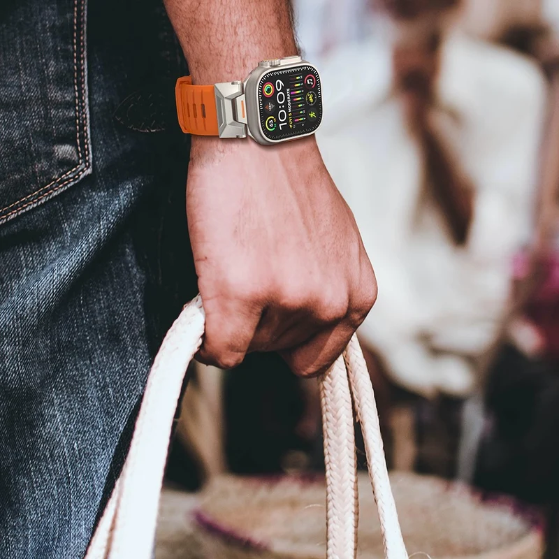 Mega Modisches Apple Smartwatch Silikon Universel Armband