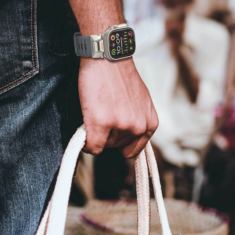 Mega Modisches Apple Smartwatch Silikon Universel Armband