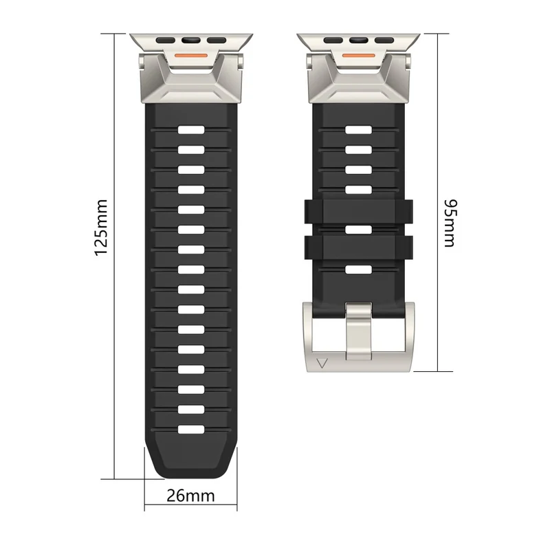 Mega Modisches Apple Smartwatch Silikon Universel Armband