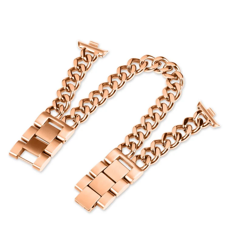 Xiaomi Smart Band 8 Pro Double-Circle Band Stainless Steel Watch Strap - Rose Gold