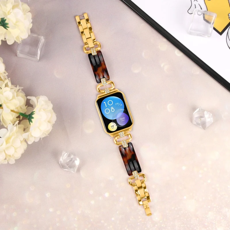 Xiaomi Smart Band 8 Pro Resin and Rhinestone Wrist Strap Replacement