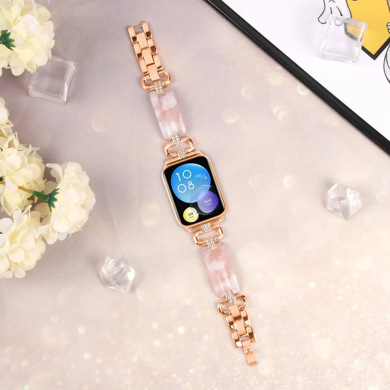 Xiaomi Smart Band 8 Pro Resin and Rhinestone Wrist Strap Replacement