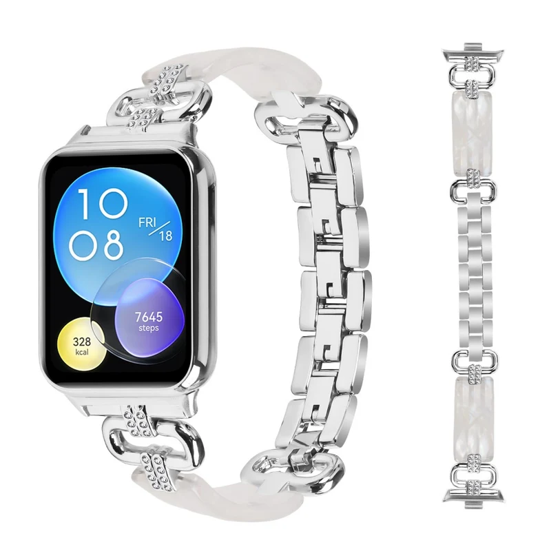 Xiaomi Smart Band 8 Pro Resin and Rhinestone Wrist Strap Replacement