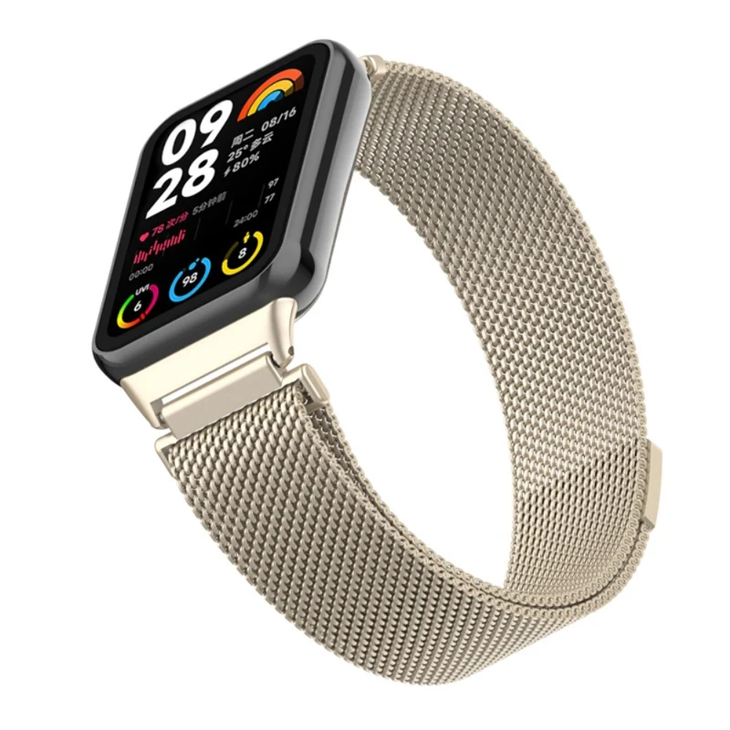 Xiaomi Smart Band 8 Pro Magnetic Band Stainless Steel Milanese Watch Strap with Connector