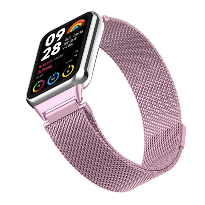 Xiaomi Smart Band 8 Pro Magnetic Band Stainless Steel Milanese Watch Strap with Connector