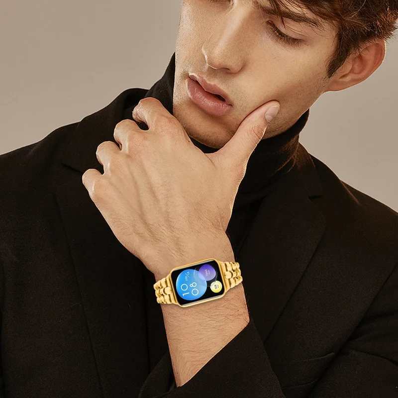 Xiaomi Smart Band 8 Pro Metal Slim Watch Strap Replacement Smart Watch Band