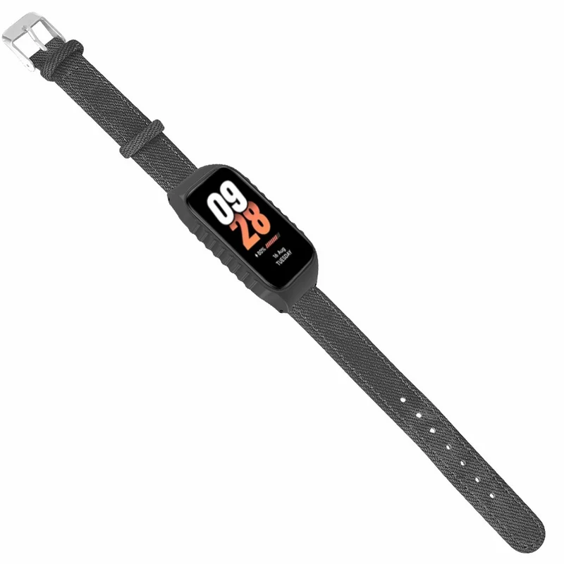 Xiaomi Smart Band 8 Active Strap Replacement Denim Texture Band with Watch Case