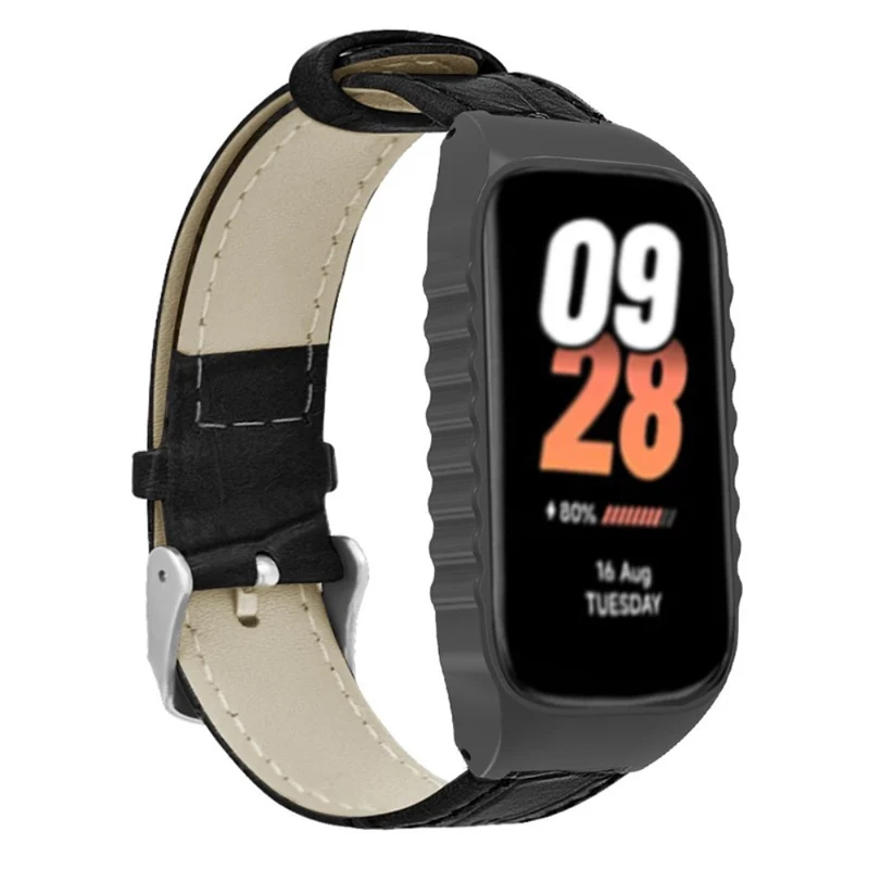 Xiaomi Smart Band 8 Active Watch Band Bamboo Texture Wrist Strap with Watch Case