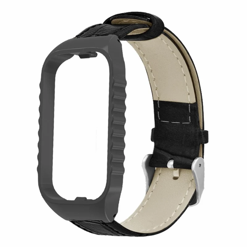 Xiaomi Smart Band 8 Active Watch Band Bamboo Texture Wrist Strap with Watch Case