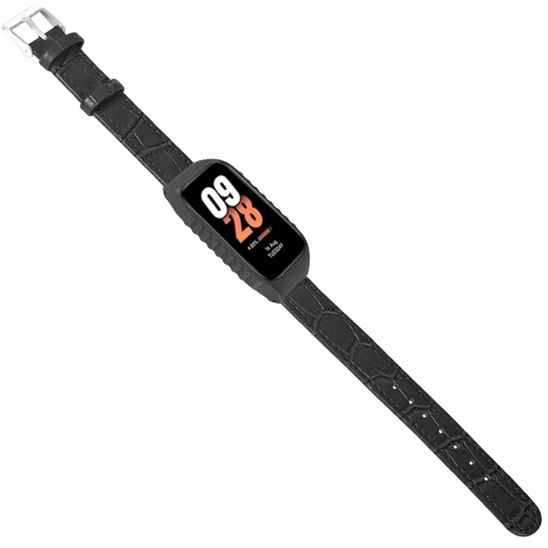 Xiaomi Smart Band 8 Active Watch Band Bamboo Texture Wrist Strap with Watch Case