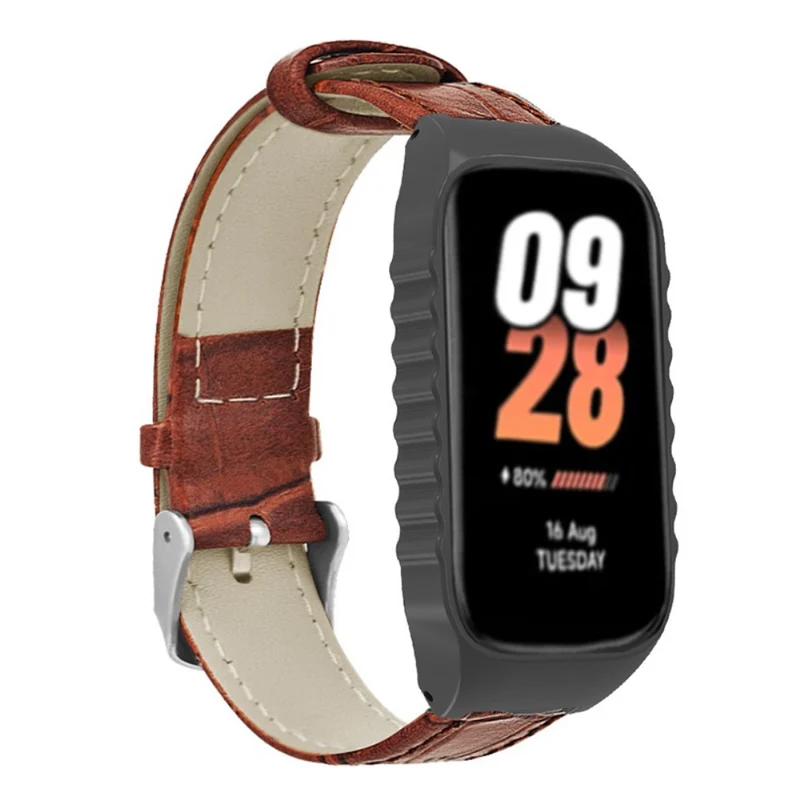 Xiaomi Smart Band 8 Active Watch Band Bamboo Texture Wrist Strap with Watch Case